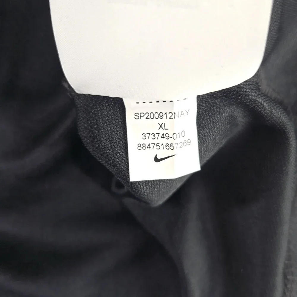 Nike Shirt Mens XL Black Golf Polo Outdoors Dri-Fit Swoosh‎ Short Sleeve PFG